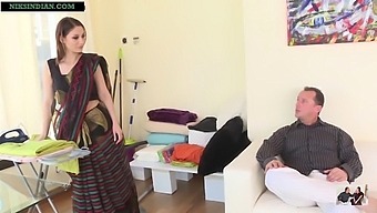 Indian Aunty Gets Her Ass Fucked Hard By A White Guy