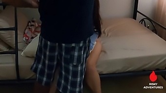 Seaman'S Cousin Caught In Steamy Solo Session With Co-Worker