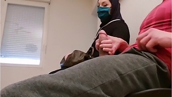 Deceitful Physician Installs A Covert Camera In His Examination Room, Leading To A Caught Arab Wife'S Exposed Indecency With An Unoccupied Phallus