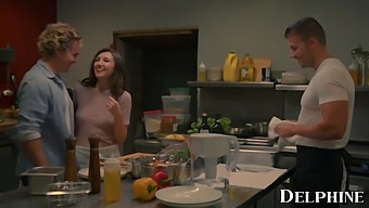 Maya Woulfe Handles Two Big Cocks In A Steamy Delphine Films Video