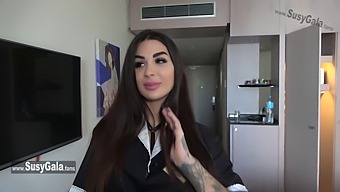 Blonde Babe Susy Gala Offers Money For Oral And Pussy Fucking In Room Service Roleplay