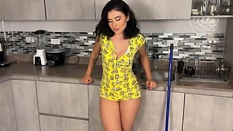 Your Roommate Is Stuck In The Kitchen Drawer And You Are Watching Her Get Aroused.