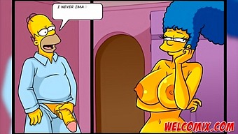 ¡los Momentos Culminantes De Los Simpson! Una Colección De Escenas Pornográficas Con Los Personajes Animados Icónicos
