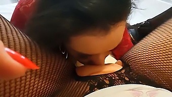 Angel Lima Gives A Blowjob To Her Friend Cleo Cadillac