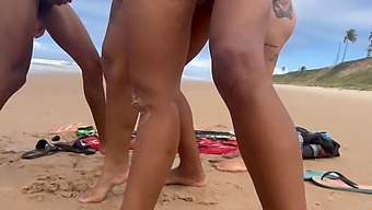 Indulging In Spontaneous Encounters With Men At A Nude Beach, Resulting In Intense Climax