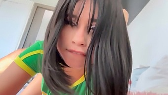 My Sultry Brazilian Stepsister Begs For My Hot Load On A Steamy Encounter