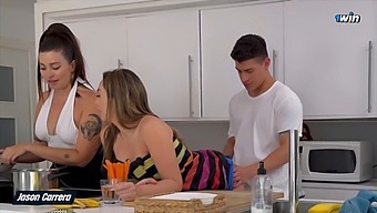 Best Friend Of My Girlfriend Stayed For A Few Days And We Had Sex Until We Decided To Try A Threesome.
