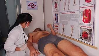 Erection In Front Of The Nurse. Oops...