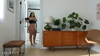 My Roommate With Big Ass Swallows My Cock - Roxanne Roselle